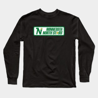 Defunct Minnesota North Stars Hockey Long Sleeve T-Shirt